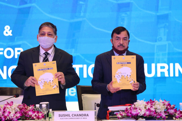 Release of “International Experiences of Conducting Elections in 2020 during COVID-19” document by Election Commission of India