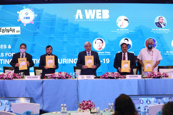 Release of “International Experiences of Conducting Elections in 2020 during COVID-19” document by Election Commission of India